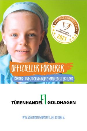Offizieller Förderer des Jugend- und Kinderhospiz Mitteldeutschland